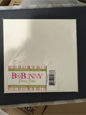 White Board Book - 6x6 Blank Pages for Crafts